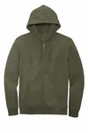 District V.I.T. Fleece Full-Zip Hoodie DT6102 Heathered Olive