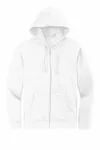 District V.I.T. Fleece Full-Zip Hoodie DT6102 WHITE