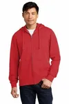District V.I.T. Fleece Full-Zip Hoodie DT6102 Forest Green