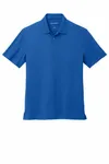 Port Authority City Stretch Flat Knit Polo K683 True Blue