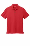 Port Authority City Stretch Flat Knit Polo K683 Engine Red