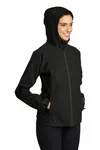 Port Authority Women's Essential Rain Jacket L407 Deep Black