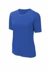 Sport-Tek Women's Rashguard Tee. LST470 TRUE ROYAL