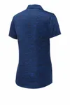 Sport-Tek Women's PosiCharge Electric Heather Polo. LST590 Dark Royal-Black Electric