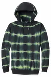 Port & Company Allover Stripe Tie-Dye Fleece PC143 Green Tea/ Black