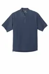 New Era Cage Short Sleeve 1/4-Zip Jacket. NEA600 TRUE NAVY