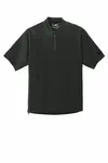New Era Cage Short Sleeve 1/4-Zip Jacket. NEA600 BLACK
