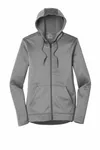Nike Women's Therma-FIT Full-Zip Fleece Hoodie. NKAH6264 Dark Grey Heather