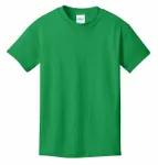 Port & Company - Youth Core Cotton Tee. PC54Y Clover Green