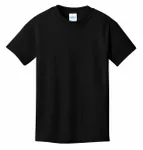 Port & Company - Youth Core Cotton Tee. PC54Y Jet Black