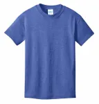 Port & Company - Youth Core Cotton Tee. PC54Y Heather Royal