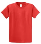Port & Company Tall Essential Tee. PC61T Fiery Red