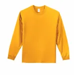 Port & Company Long Sleeve Essential Tee. PC61LS Gold