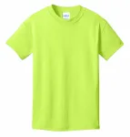 Port & Company - Youth Core Cotton Tee. PC54Y Neon Yellow