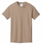 Port & Company - Youth Core Cotton Tee. PC54Y SAND