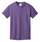 Port & Company - Youth Core Cotton Tee. PC54Y Heather Purple