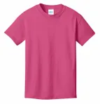 Port & Company - Youth Core Cotton Tee. PC54Y SANGRIA