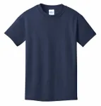 Port & Company - Youth Core Cotton Tee. PC54Y Navy