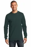 Port & Company Long Sleeve Essential Tee. PC61LS Ash