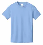 Port & Company - Youth Core Cotton Tee. PC54Y Light Blue