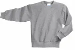 Port & Company Youth Core Fleece Crewneck Sweatshirt. PC90Y Athletic Heather