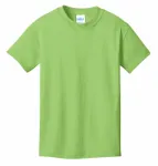 Port & Company - Youth Core Cotton Tee. PC54Y Lime