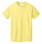 Port & Company - Youth Core Cotton Tee. PC54Y YELLOW