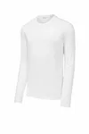 Sport-Tek Posi-UV Pro Long Sleeve Tee. ST420LS WHITE