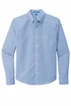 Port Authority Untucked Fit SuperPro Oxford S651 Oxford Blue