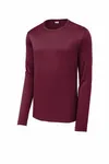 Sport-Tek Posi-UV Pro Long Sleeve Tee. ST420LS Cardinal