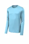 Sport-Tek Posi-UV Pro Long Sleeve Tee. ST420LS Light Blue