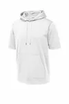 Sport-Tek Sport-Wick Fleece Short Sleeve Hooded Pullover. ST251 WHITE