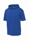 Sport-Tek Sport-Wick Fleece Short Sleeve Hooded Pullover. ST251 TRUE ROYAL
