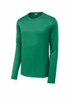 Sport-Tek Posi-UV Pro Long Sleeve Tee. ST420LS Kelly Green