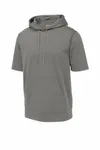 Sport-Tek Sport-Wick Fleece Short Sleeve Hooded Pullover. ST251 Dark Smoke Grey