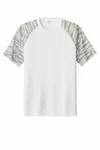 Sport-Tek Drift Camo Colorblock Tee ST376 WHITE