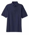 Port Authority Tall Heavyweight Cotton Pique Polo. TLK420 Navy