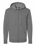 Eco-Cozy Fleece Full-Zip Hoodie Dark Heather Grey
