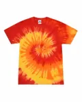 Multi-Color Tie-Dyed T-Shirt Blaze