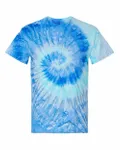 Multi-Color Tie-Dyed T-Shirt Blue Jerry