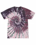 Multi-Color Tie-Dyed T-Shirt Cherry Cola