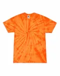 Multi-Color Tie-Dyed T-Shirt SPIDER ORANGE