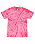 Multi-Color Tie-Dyed T-Shirt SPIDER PINK