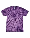 Multi-Color Tie-Dyed T-Shirt SPIDER PURPLE