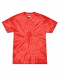 Multi-Color Tie-Dyed T-Shirt SPIDER RED