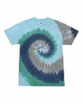 Multi-Color Tie-Dyed T-Shirt Earth