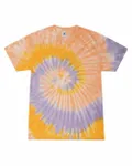Multi-Color Tie-Dyed T-Shirt Sunflower