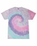 Multi-Color Tie-Dyed T-Shirt Unicorn