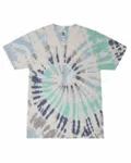Multi-Color Tie-Dyed T-Shirt Glacier