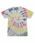 Multi-Color Tie-Dyed T-Shirt Yellowstone